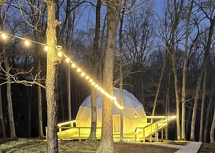 Hébergement de vacances Glamping Dome Hot Tub, Fire Pit & Forest Views *